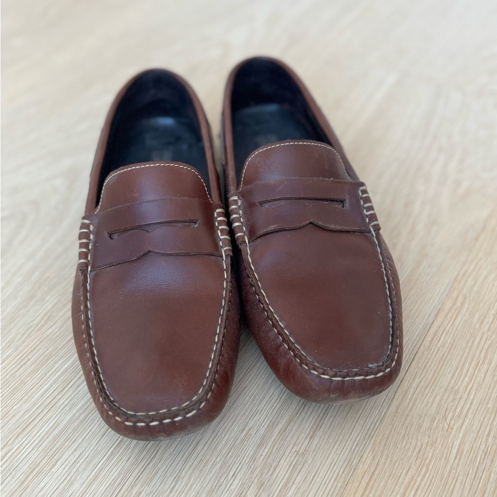 Johnson & Murphy men’s sheepskin loafers